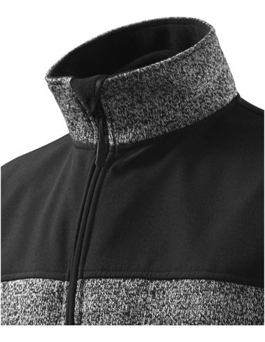 Softshellová bunda pánska Casual 550 knit gray