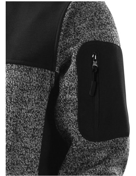 Softshellová bunda pánska Casual 550 knit gray