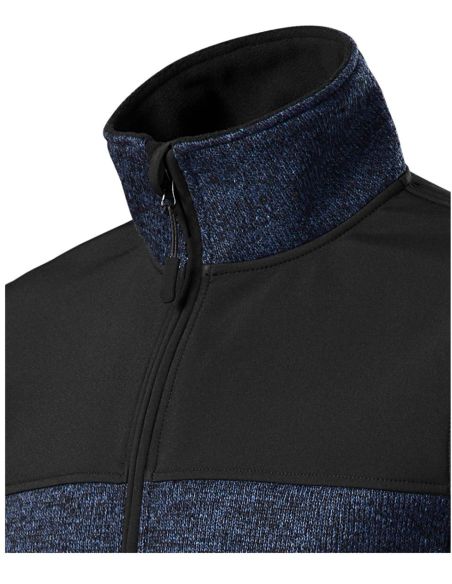 Softshellová bunda pánska Casual 550 knit blue