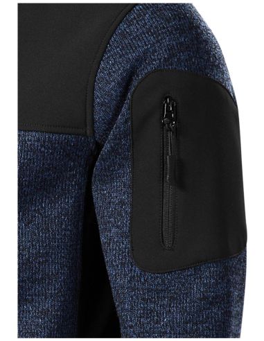 Softshellová bunda pánska Casual 550 knit blue