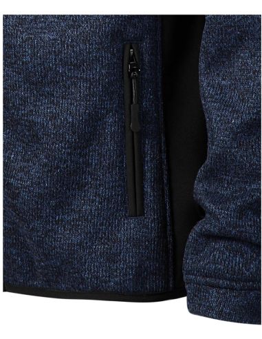 Softshellová bunda pánska Casual 550 knit blue