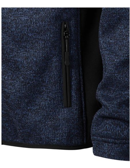 Softshellová bunda pánska Casual 550 knit blue