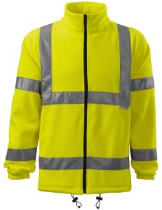 Fleece unisex HV Fleece Jacket 5V1 fluorescenčná žltá 2