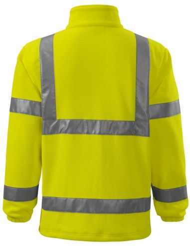 Fleece unisex HV Fleece Jacket 5V1 fluorescenčná žltá