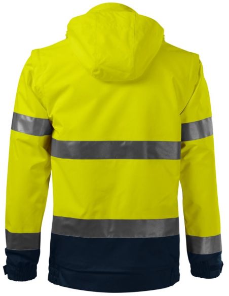 Bunda unisex HV Guard 4 in 1 5V2 fluorescenčná žltá