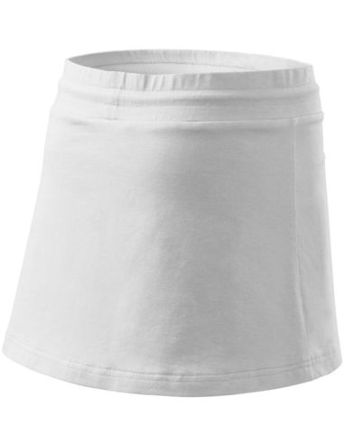 Sukňa dámska Two in one 604 biela