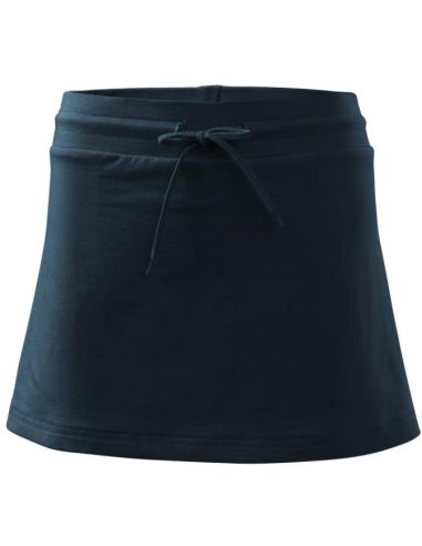 Sukňa dámska Two in one 604 tmavomodrá