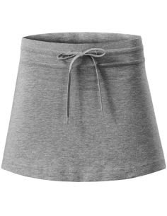 Sukňa dámska Two in one 604 tmavosivý melír 2