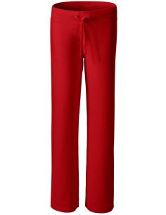 Tepláky dámske Comfort 608 červená 2