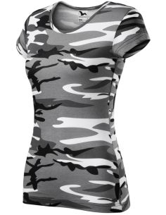 Tričko dámske Camo Pure C22 camouflage gray