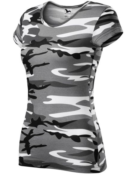 Tričko dámske Camo Pure C22 camouflage gray