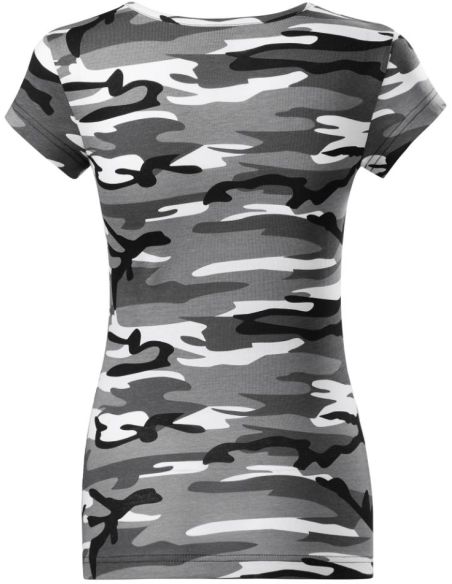 Tričko dámske Camo Pure C22 camouflage gray