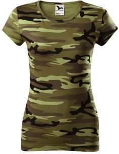 Tričko dámske Camo Pure C22 camouflage green 2