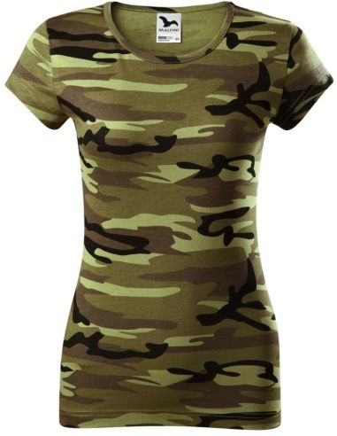 Tričko dámske Camo Pure C22 camouflage green