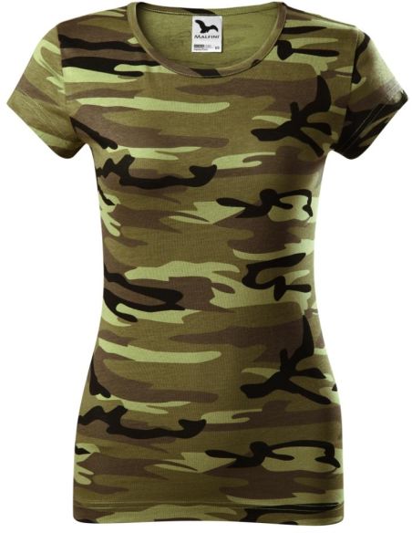 Tričko dámske Camo Pure C22 camouflage green
