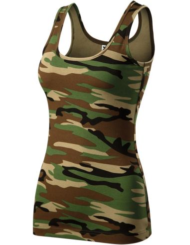 Top dámsky Camo Triumph C36 camouflage brown