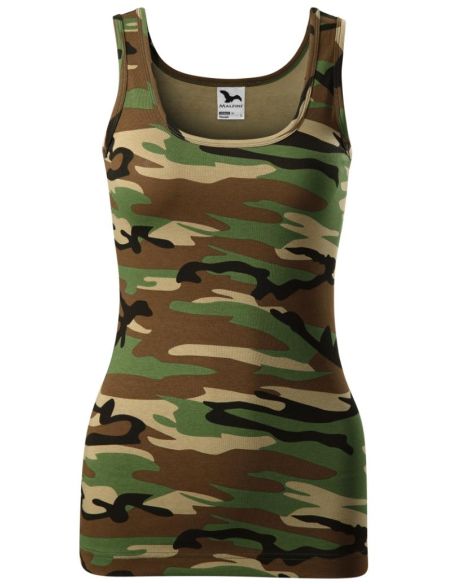 Top dámsky Camo Triumph C36 camouflage brown