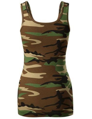 Top dámsky Camo Triumph C36 camouflage brown
