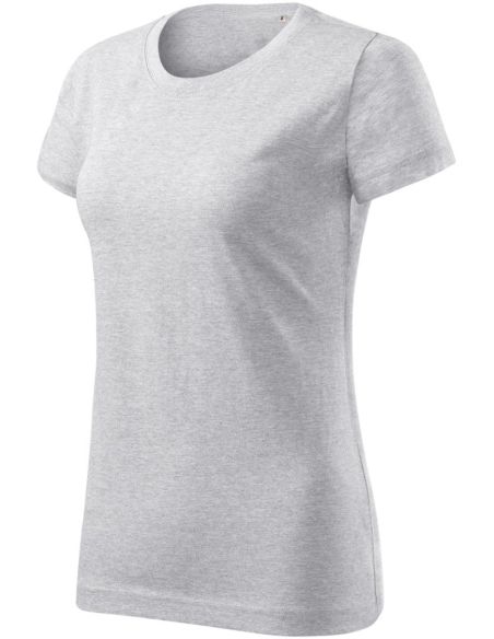 Tričko dámske Basic Free F34 svetlosivý melír