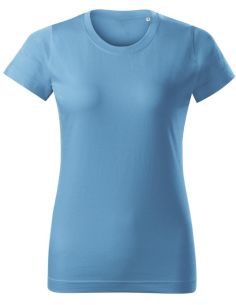 Tričko dámske Basic Free F34 svetlomodrá 2