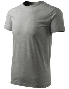 Tričko unisex Heavy New Free F37 tmavosivý melír