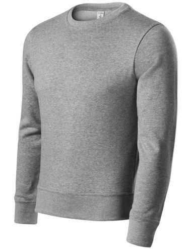 Mikina unisex Zero P41 tmavosivý melír