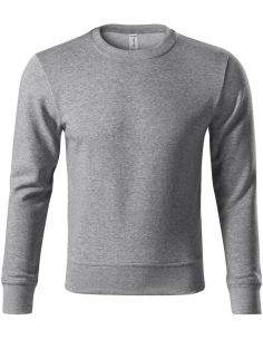 Mikina unisex Zero P41 tmavosivý melír 2