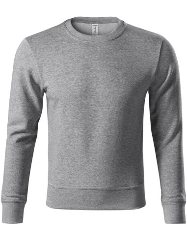 Mikina unisex Zero P41 tmavosivý melír