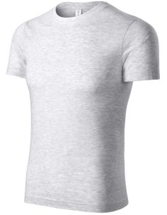 Tričko unisex Paint P73 svetlosivý melír