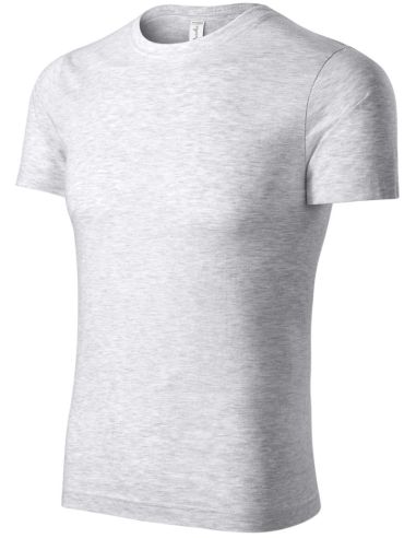 Tričko unisex Paint P73 svetlosivý melír