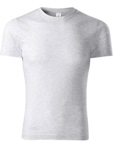 Tričko unisex Paint P73 svetlosivý melír 2