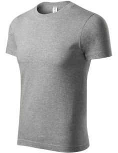 Tričko unisex Paint P73 tmavosivý melír