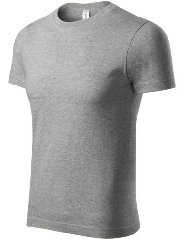 Tričko unisex Paint P73 tmavosivý melír