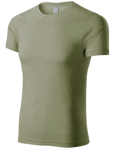 Tričko unisex Paint P73 svetlá khaki