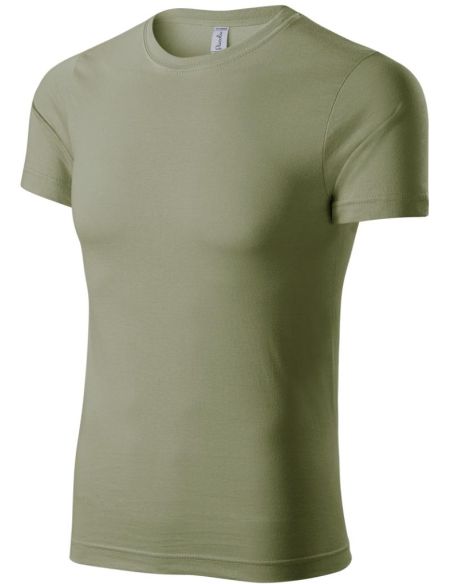 Tričko unisex Paint P73 svetlá khaki