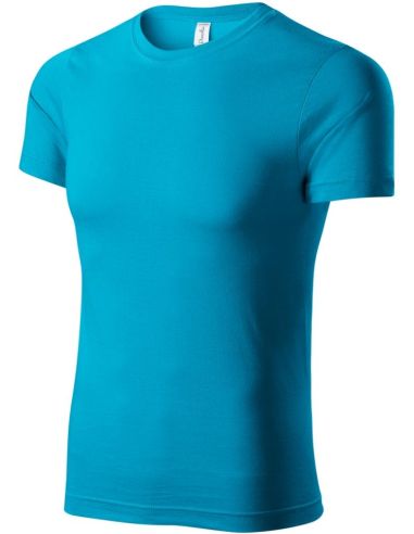 Tričko unisex Paint P73 tyrkysová