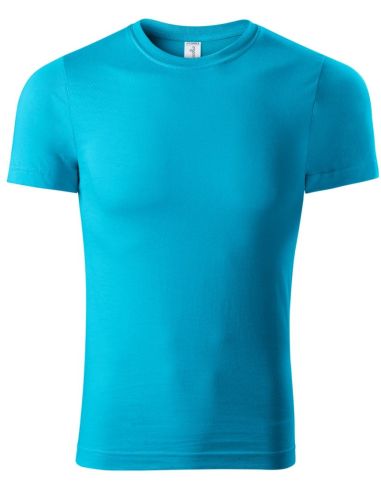 Tričko unisex Paint P73 tyrkysová