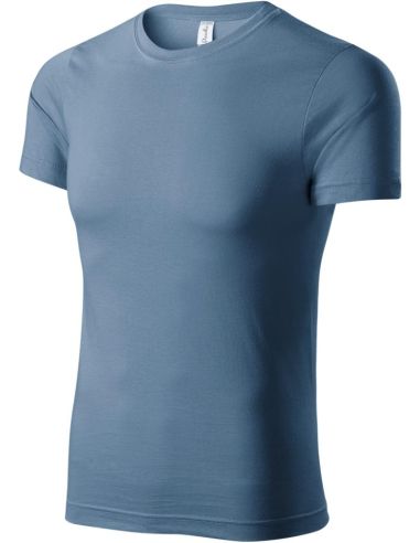 Tričko unisex Paint P73 denim