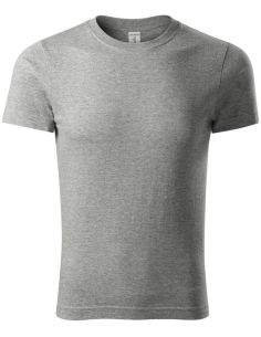 Tričko unisex Peak P74 tmavosivý melír 2