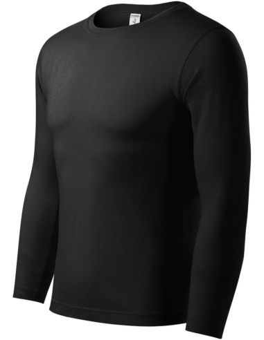 Tričko unisex Progress LS P75 čierna