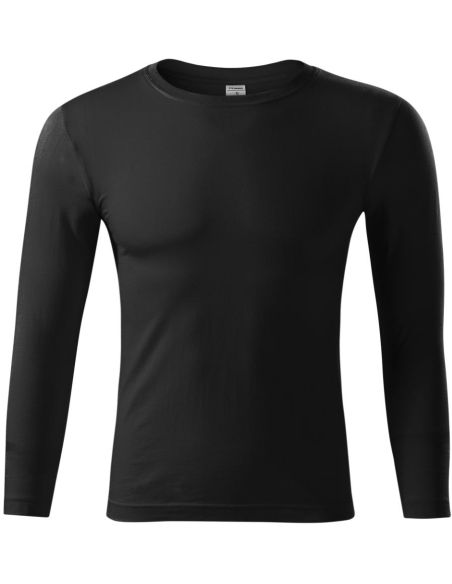 Tričko unisex Progress LS P75 čierna