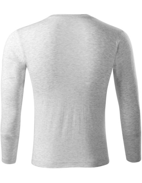 Tričko unisex Progress LS P75 svetlosivý melír