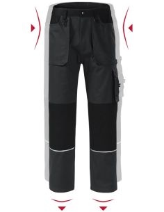 Pracovné nohavice pánske Woody W01 ebony gray