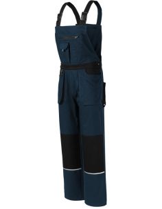 Pracovné nohavice s trakmi pánske Woody W02 tmavomodrá 2