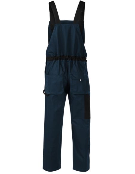 Pracovné nohavice s trakmi pánske Woody W02 tmavomodrá