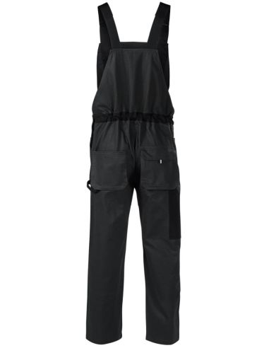 Pracovné nohavice s trakmi pánske Woody W02 ebony gray