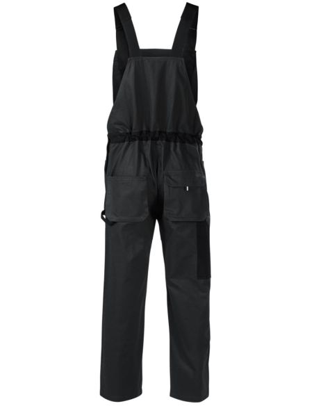 Pracovné nohavice s trakmi pánske Woody W02 ebony gray