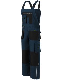 Pracovné nohavice s trakmi pánske Ranger W04 tmavomodrá 2