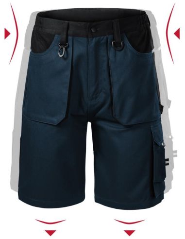 Pracovné šortky pánsky Woody W05 tmavomodrá