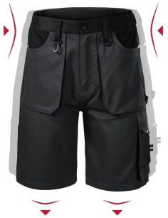 Pracovné šortky pánsky Woody W05 ebony gray 2